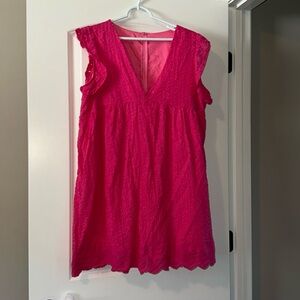 Hot Pink Romper - Amazon
